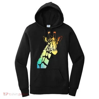 Colorful Giraffe Women's Hoodie