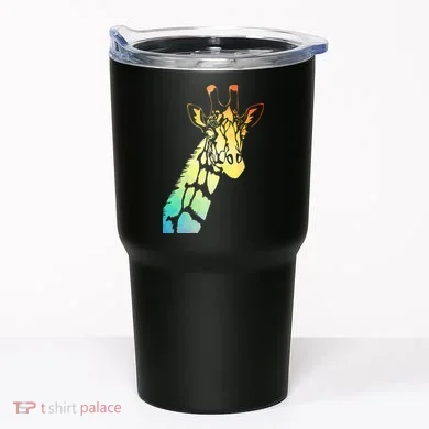 Colorful Giraffe Tumbler