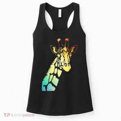 Colorful Giraffe Women's Tank Top