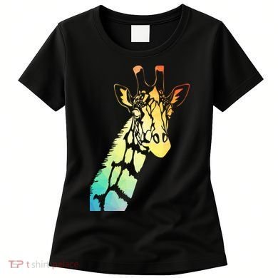 Colorful Giraffe Women's T-Shirt