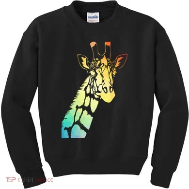 Colorful Giraffe Kids Sweatshirt