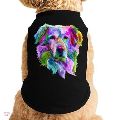 Colorful Golden Retriever Doggie Tank