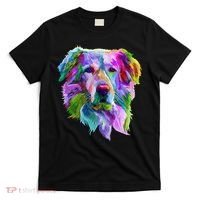 Colorful Golden Retriever T-Shirt thumb 0