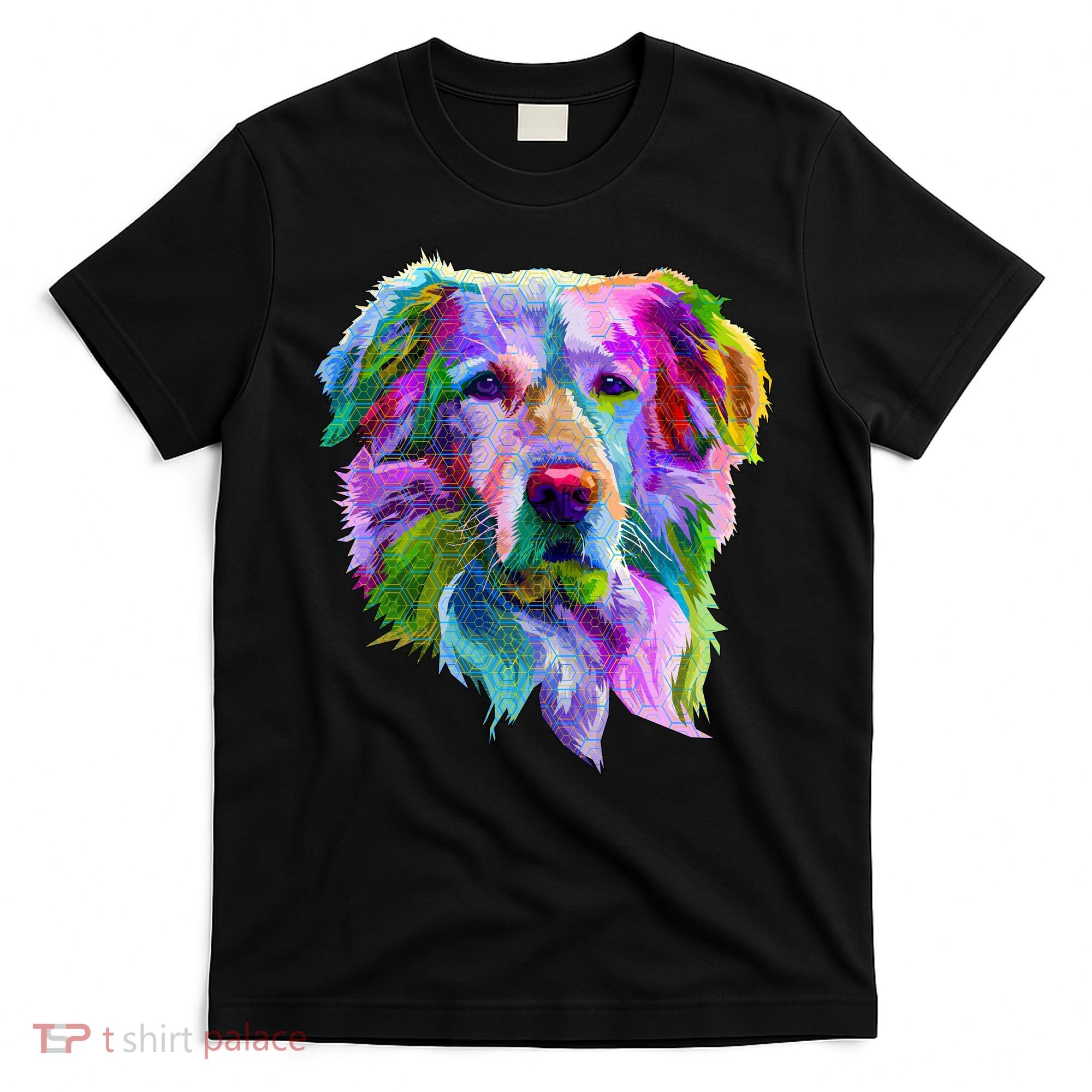 Colorful Golden Retriever T-Shirt
