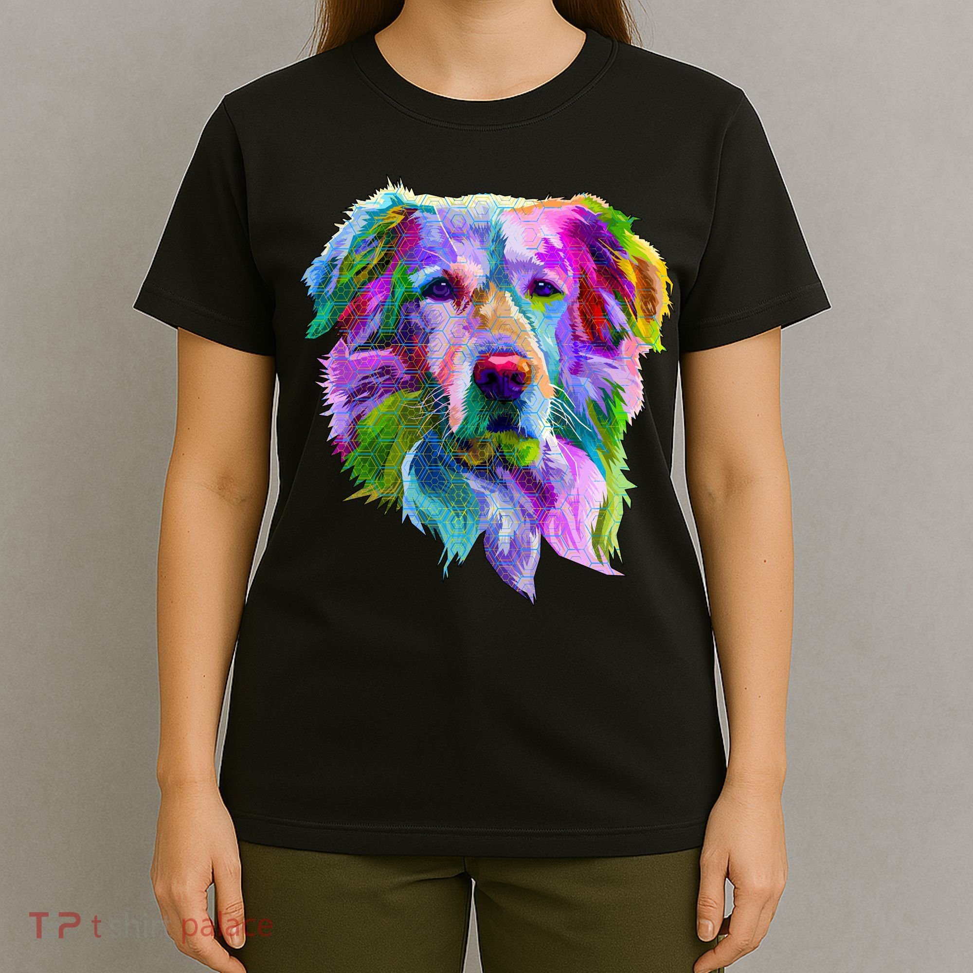 Colorful Golden Retriever T-Shirt
