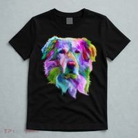 Colorful Golden Retriever T-Shirt thumb 5