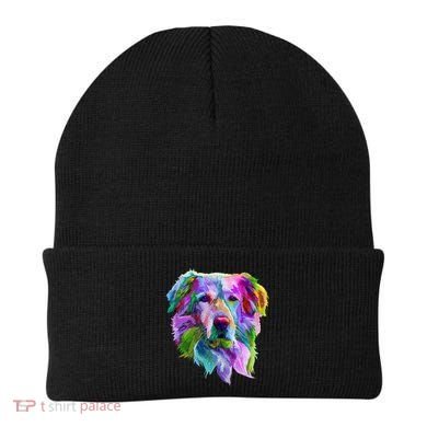 Colorful Golden Retriever Beanie