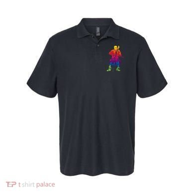 Colorful Guy Playing The Cello Polo