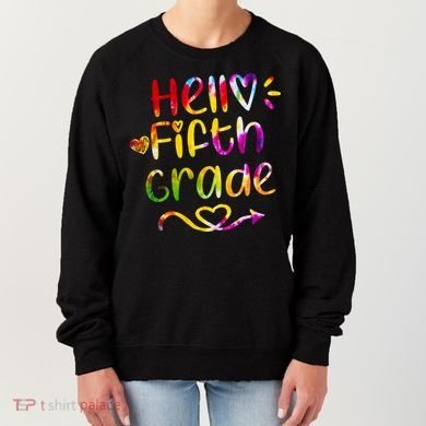 Colorful Hello Fifth Grade Women's Sweatshirt