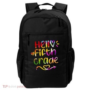 Colorful Hello Fifth Grade Backpack