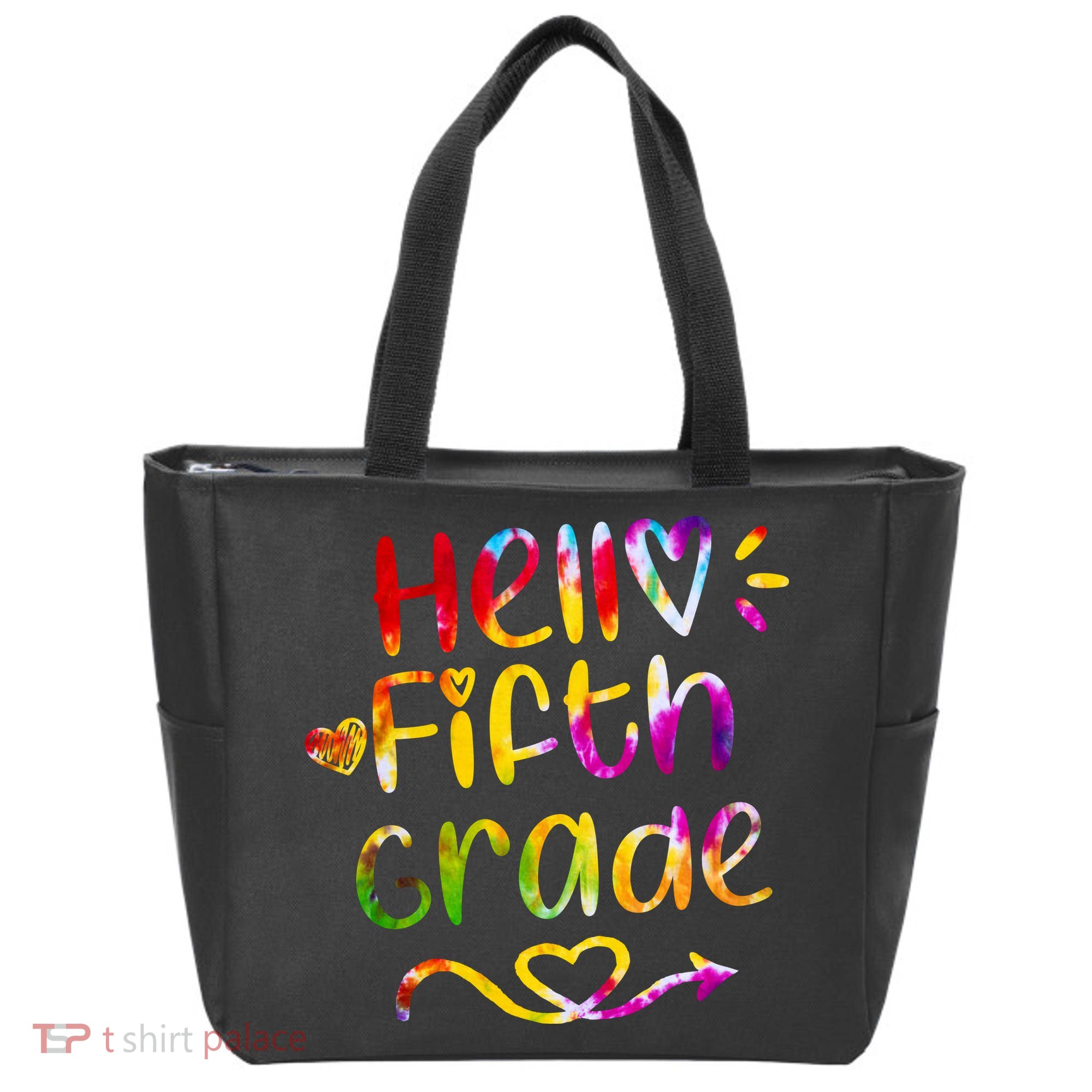 Colorful Hello Fifth Grade Tote Bag