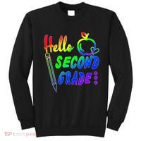 Colorful Hello Second Grade Sweatshirt thumb 0