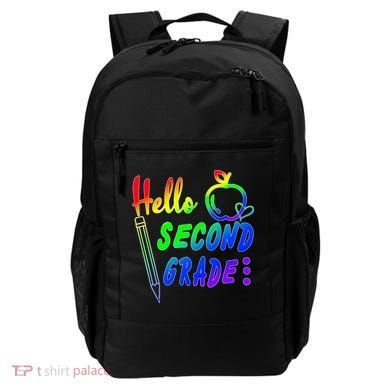 Colorful Hello Second Grade Backpack