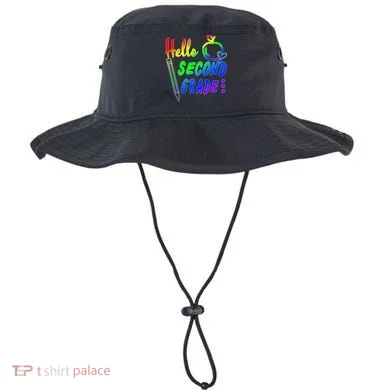 Colorful Hello Second Grade Bucket Hat