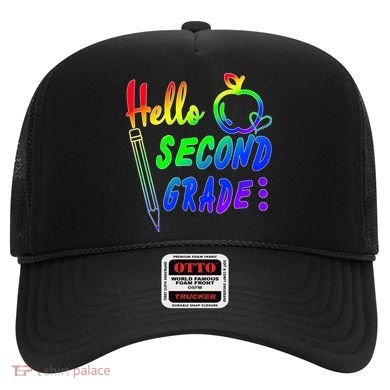Colorful Hello Second Grade Hat