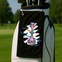 Colorful Hookah Golf Towel thumb 2
