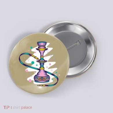 Colorful Hookah Button