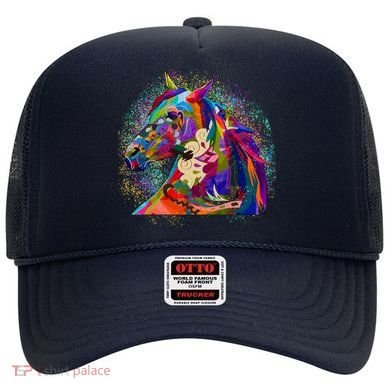Colorful Horse Head Pattern Hat