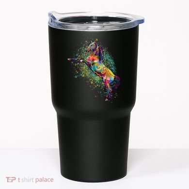 Colorful Horse Prancing Tumbler