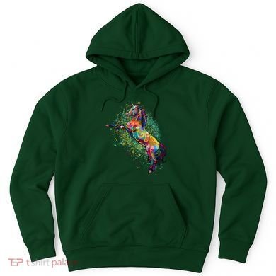 Colorful Horse Prancing Hoodie