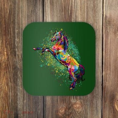 Colorful Horse Prancing Coaster