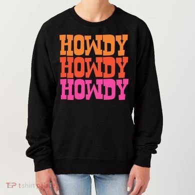Colorful Howdy Retro Women's Sweatshirt