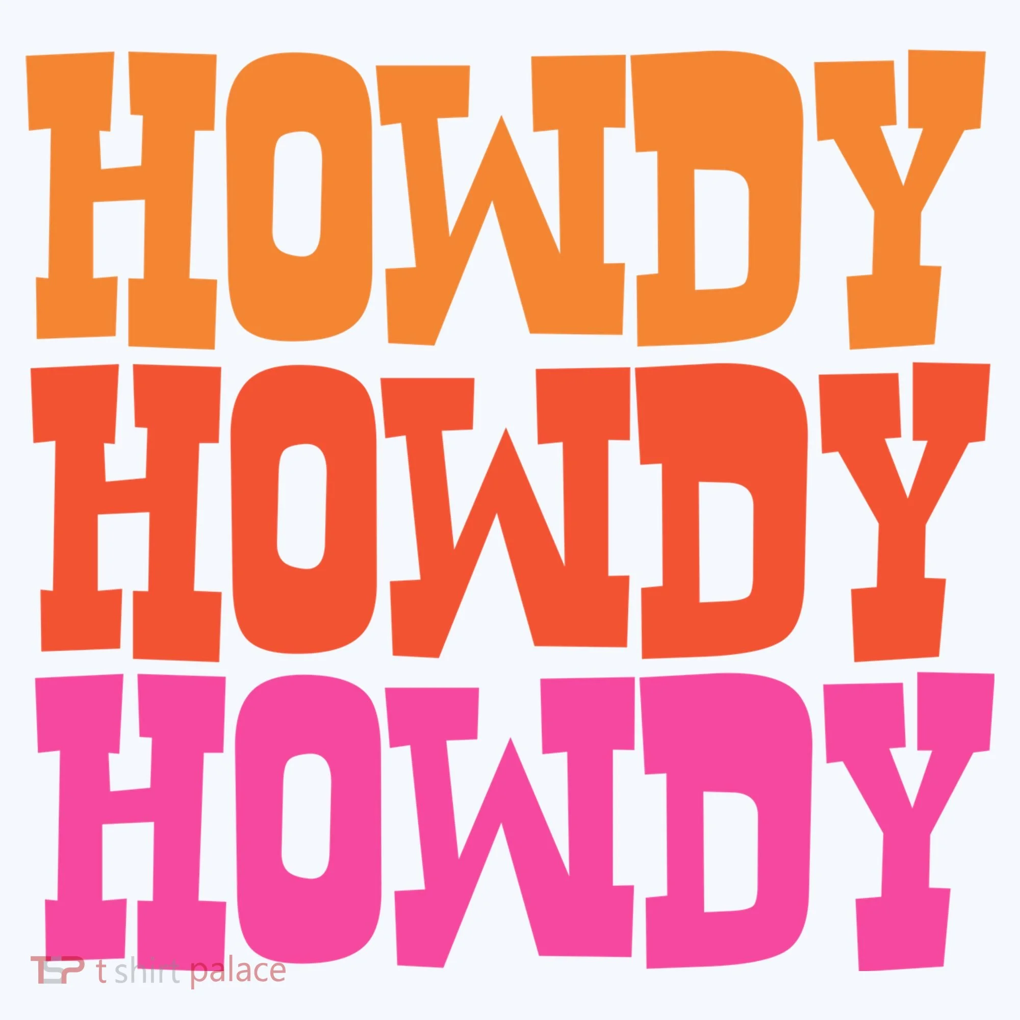 Colorful Howdy Retro Doggie Tank