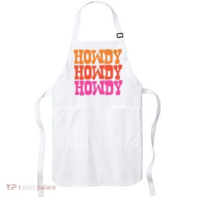 Colorful Howdy Retro Apron