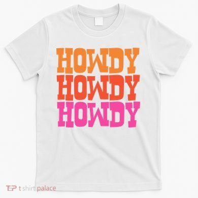 Colorful Howdy Retro T-Shirt