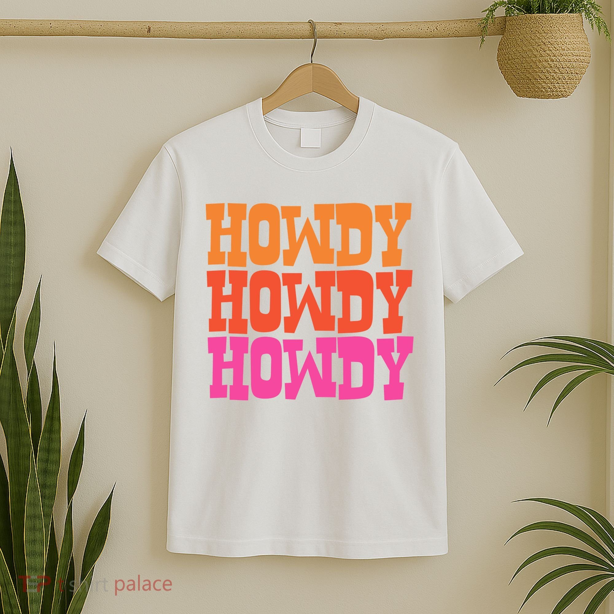 Colorful Howdy Retro T-Shirt