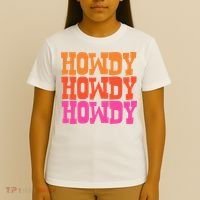 Colorful Howdy Retro T-Shirt thumb 4