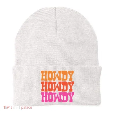 Colorful Howdy Retro Beanie