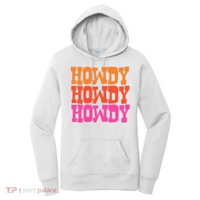 Colorful Howdy Retro Women's Hoodie
