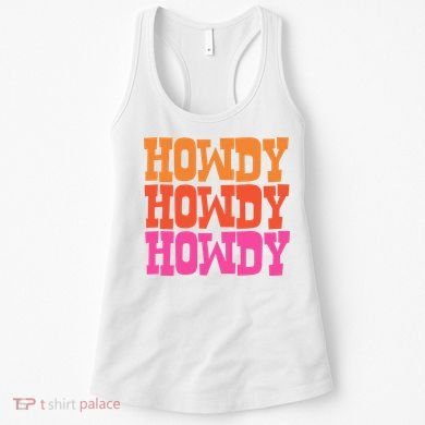 Colorful Howdy Retro Women's Tank Top