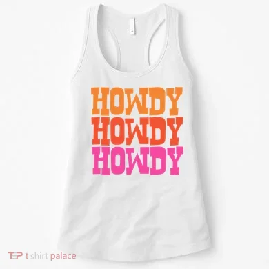 Colorful Howdy Retro Women's Tank Top