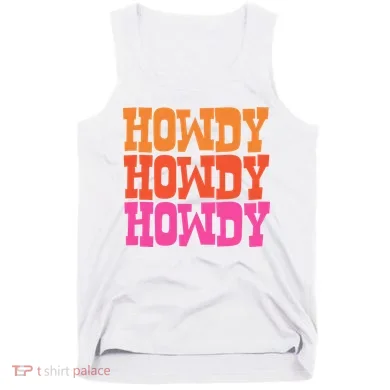 Colorful Howdy Retro Tank Top