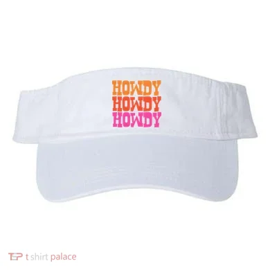 Colorful Howdy Retro Visor