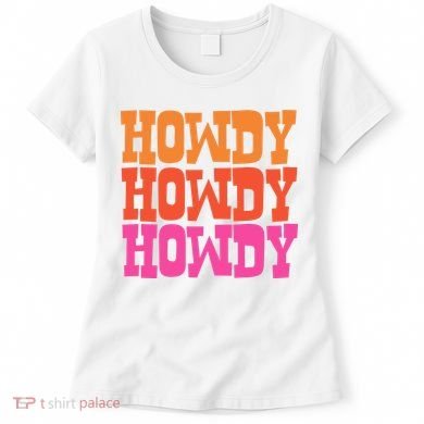 Colorful Howdy Retro Women's T-Shirt
