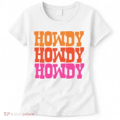 Colorful Howdy Retro Women's T-Shirt