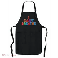 Colorful I Can't Breathe Protest Apron thumb 0