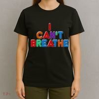 Colorful I Can't Breathe Protest T-Shirt thumb 4
