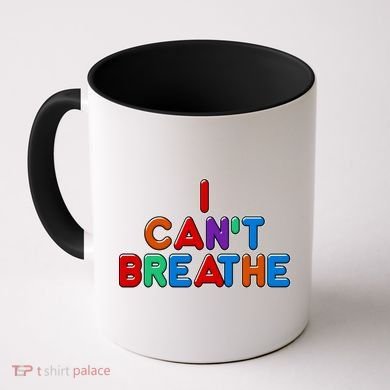 Colorful I Can't Breathe Protest Coffee Mug