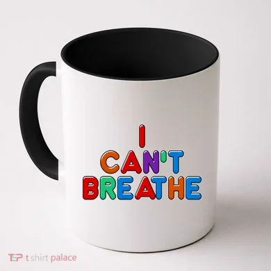 Colorful I Can't Breathe Protest Coffee Mug