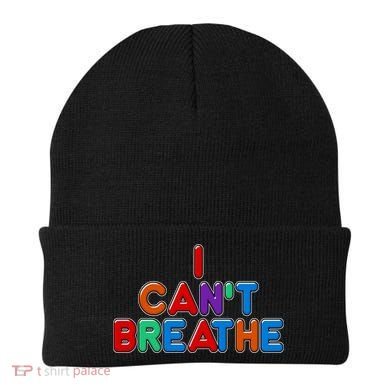 Colorful I Can't Breathe Protest Beanie