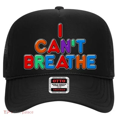 Colorful I Can't Breathe Protest Hat