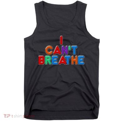 Colorful I Can't Breathe Protest Tank Top