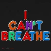 Colorful I Can't Breathe Protest Women's T-Shirt thumb 6