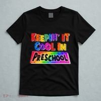 Colorful Keepin' It Cool In Preschool T-Shirt thumb 5