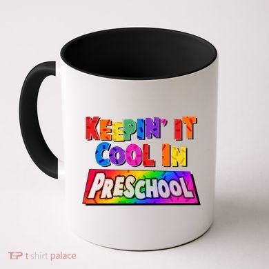 Colorful Keepin' It Cool In Preschool Coffee Mug
