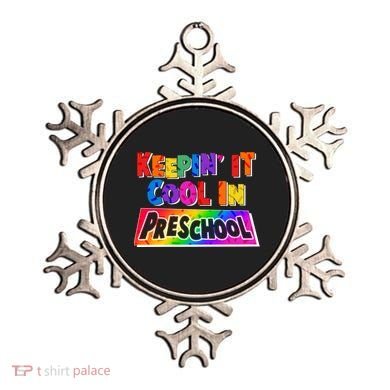 Colorful Keepin' It Cool In Preschool Ornament
